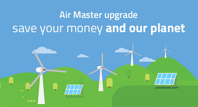 Save energy and help the environment with Air Master