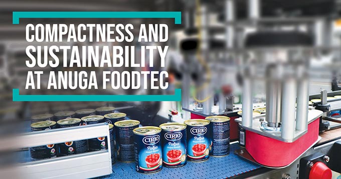 Compactness and sustainability at Anuga FoodTec