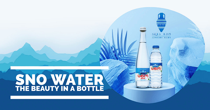 SNO water. The beauty in a bottle!
